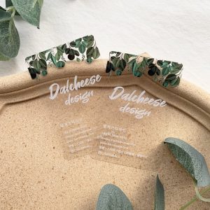 Transparent Frosted or Clear Plastic Cards - Image 2