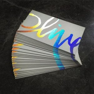 Liquid Color Foil Business Cards - Image 5