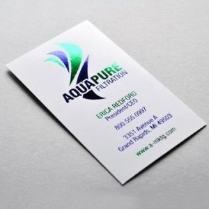 Liquid Color Foil Business Cards - Image 6