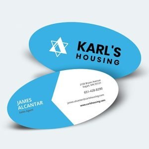 Oval Business Cards - Image 6