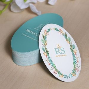 Oval Business Cards - Image 2