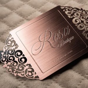 Copper Metal Cards - Image 2