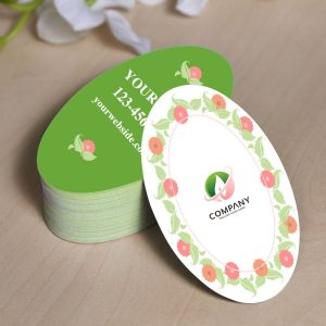 Oval Business Cards - Image 3