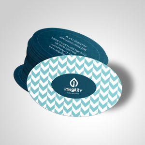 Oval Business Cards - Image 5